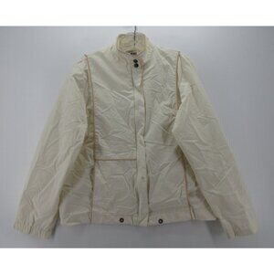 VINTAGE Sears Jacket Medium Cream Harrington Leisure Coat 70s 80s *